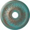 Ekena Millwork Bailey Ceiling Medallion (Canopies up to 5 3/4"), 18"OD x 3 3/4"ID x 1 1/2"P, Copper Green Patina CM18BICGS - alternate 1